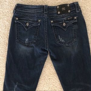 Awesome Miss Me Distressed Jeans